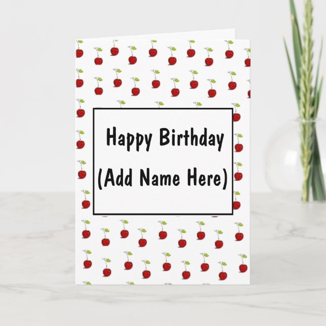 Personalisieren Sie diese Happy Birthday Card Karte (Vorderseite)