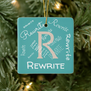 Personalisieren Sie diese Vorlage, Familienname, Keramikornament