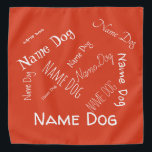 Personalisieren Sie diese Vorlage, NAME PET, Halstuch<br><div class="desc">Hallo Kunde, können Sie auf die Schreibweise dieses Produkts eingreifen und anpassen Sie es nach Ihren Wünschen. Das Einsetzen des Namens oder der Telefonnummer in den Kragen kann bei Verlust Ihres Hundes oder Ihrer Katze hilfreich sein. Um dies zu tun schauen Sie auf der rechten Seite dieses Beitrags und klicken...</div>