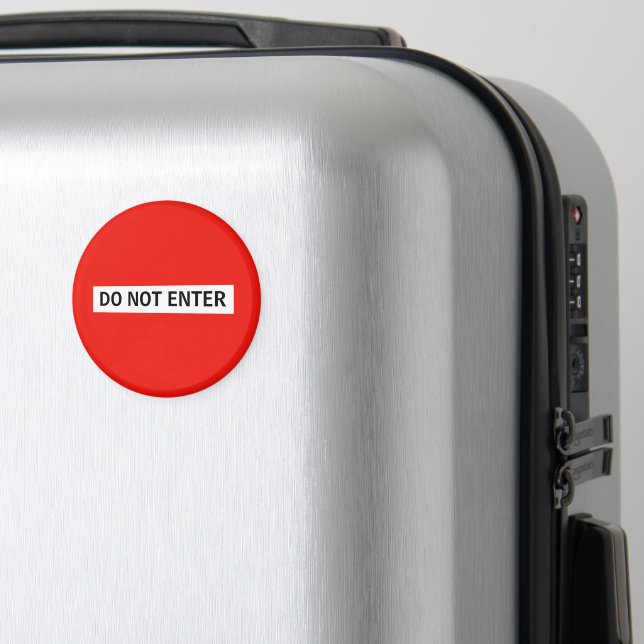Personalisieren Sie diese Vorlage STOP-Zeichen - n Magnet (In Situ (Gepäck))