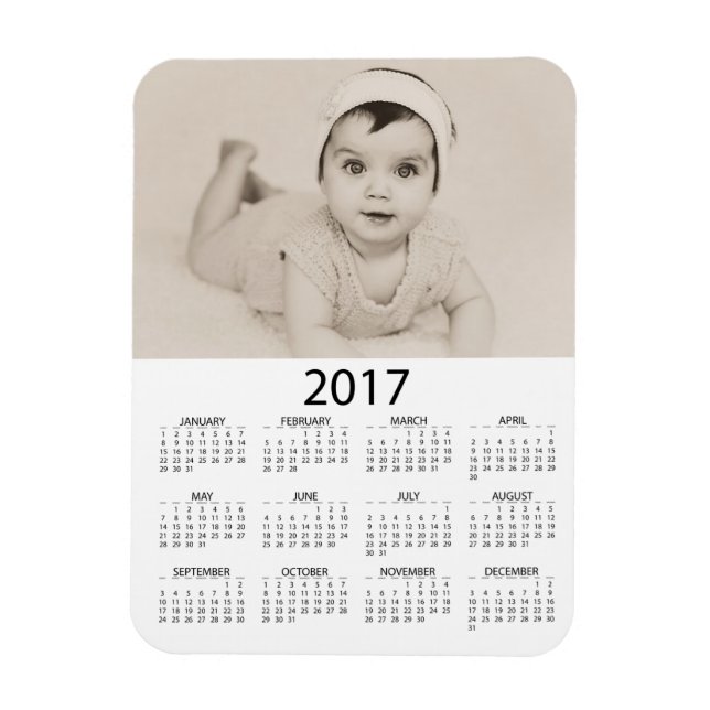 Personalisieren Sie diesen Minikalender für das Fo Magnet (Vertikal)