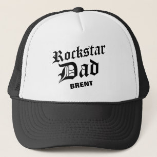 Personalisieren Sie diesen Rockstar-Vater Truckerkappe