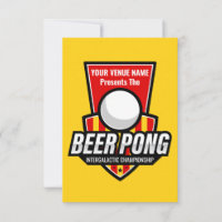 Personalisieren Sie dieses Beer Pong Logo