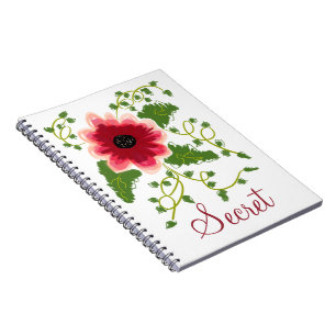Personalisieren Sie dieses geheime Notebook Notizblock