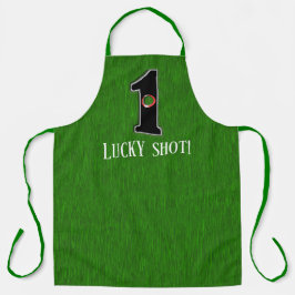 Personalisieren Sie dieses glückliche Golfer Hole  Schürze