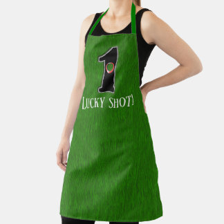 Personalisieren Sie dieses glückliche Golfer Hole  Schürze