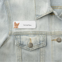 Personalisieren Sie dieses Niedliche Orange Tabby 