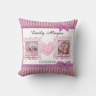 Personalisieren Sie dieses wunderschöne Baby Foto  Kissen