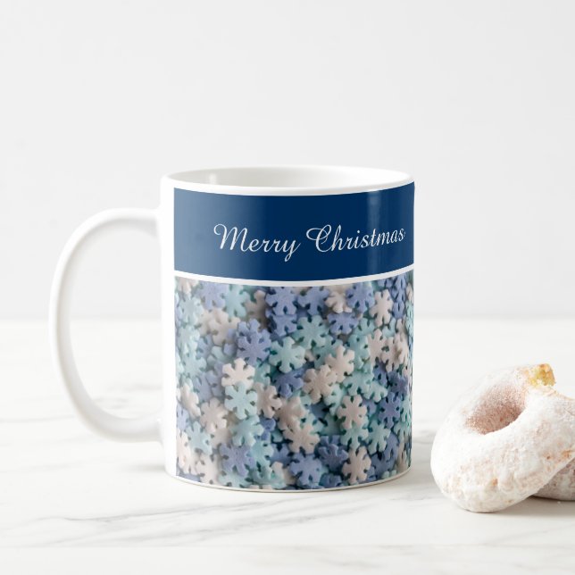 Personalisieren Sie ein edles Weihnachtsfest für S Kaffeetasse (Mit Donut)
