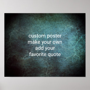 personalisieren Sie ein individuelles Poster mit e