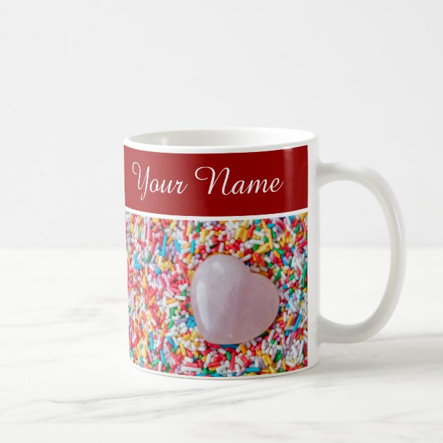 Personalisieren Sie eine köstliche Zucker Sprinkle Kaffeetasse (Rechts)