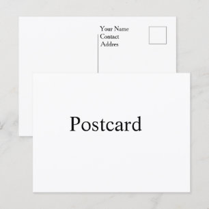 personalisieren Sie einfaches benutzerdefiniertes Postkarte