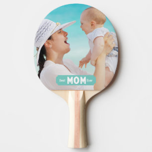 Personalisieren Sie Foto als beste Mama je   Mutte Tischtennis Schläger