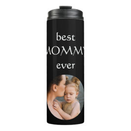Personalisieren Sie Foto Beste Mama für jeden glüc Thermosbecher