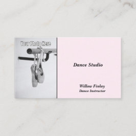 Personalisieren Sie Foto Dance Studio Business Car Visitenkarte