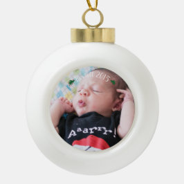 Personalisieren Sie Foto Keramik Ball Ornament