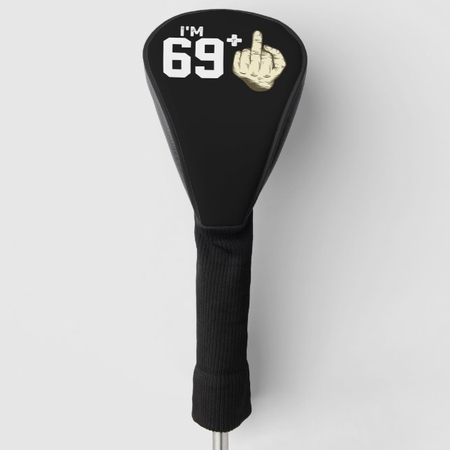 Personalisieren Sie Funny Finger Costume Geburtsta Golf Headcover (Vorderseite)