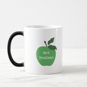 Personalisieren Sie Geschenk Apfel für Lehrer Verwandlungstasse