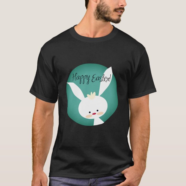 Personalisieren Sie glückliche OSTTER-Sonnenästhes T-Shirt (Vorderseite)