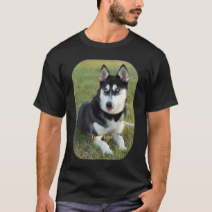 Personalisieren Sie glückliche spielerische sibir T-Shirt