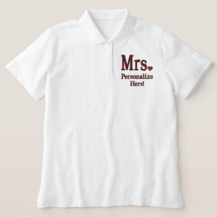 Personalisieren Sie Herrn & Frau Stickerei bestick