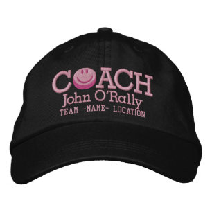 Personalisieren Sie Hockey Coach Cap Ihren Namen! Bestickte Kappe