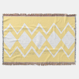 Personalisieren Sie Ihr Beach House Aqua Gray Zig Decke