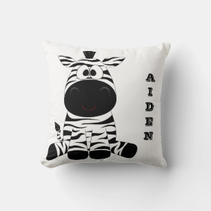 Personalisieren Sie Ihr eigenes Baby Zebra Kissen