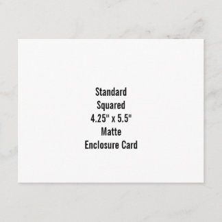 Personalisieren Sie Ihr eigenes Design mit 4,25" x Begleitkarte