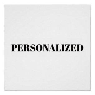 Personalisieren Sie Ihr Eigenes Poster