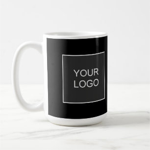 Personalisieren Sie Ihr Firmenlogo-Text Kaffeetasse