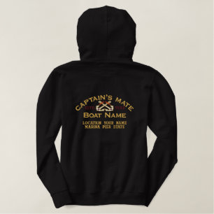 Personalisieren Sie Ihr Jahr und benennen Sie Capt Bestickter Hoodie