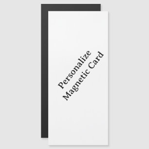 Personalisieren Sie Ihre 10 cm x 23 cm große Magne Magnetkarte
