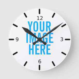 Personalisieren Sie Ihre eigene Rund-Uhr Runde Wanduhr