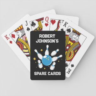 Personalisieren Sie Ihre eigenen Bowling-Karten Spielkarten