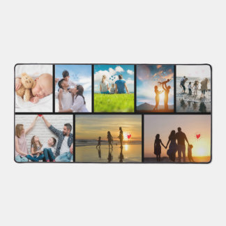 Personalisieren Sie Ihre Ferien mit 8 Fotos Schreibtischunterlage