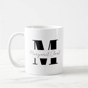 Personalisieren Sie Ihre Initial- und Namensgebung Kaffeetasse