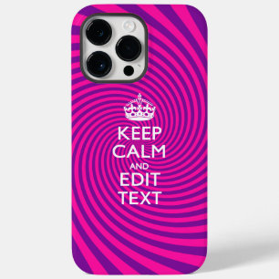 Personalisieren Sie Ihre Keep Calm und verschenken Case-Mate iPhone 14 Pro Max Hülle