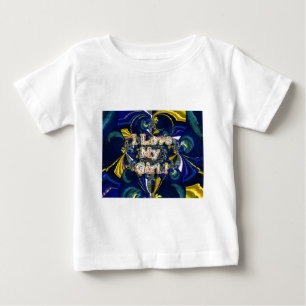 Personalisieren Sie Ihre Liebe Unendlichkeit: Ich  Baby T-shirt