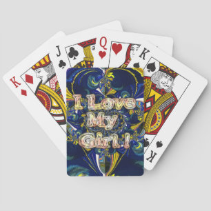 Personalisieren Sie Ihre Liebesunendlichkeit: Ich  Spielkarten