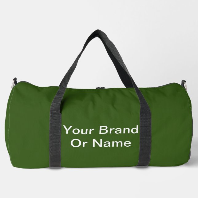 Personalisieren Sie Ihre Marke oder Ihren Namen Fo Duffle Bag (Vorderseite)