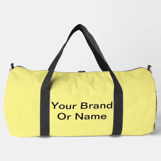Personalisieren Sie Ihre Marke oder Ihren Namen ge Duffle Bag (Vorderseite)
