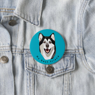 Personalisieren Sie Ihre Schaltfläche mit Foto/Tex Button