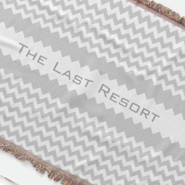 Personalisieren Sie Ihren Beachhouse-Namen Gray Zi Decke (Von Creator hochgeladen)