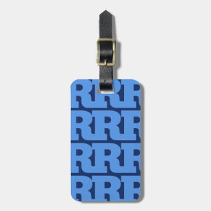 Personalisieren Sie Ihren Brief, Fettes Monogramm- Gepäckanhänger