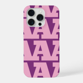 Personalisieren Sie Ihren Buchstaben, Fettes Monog iPhone 15 Pro Hülle