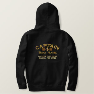 Personalisieren Sie Ihren Captain Stripes Star Anc Bestickter Hoodie