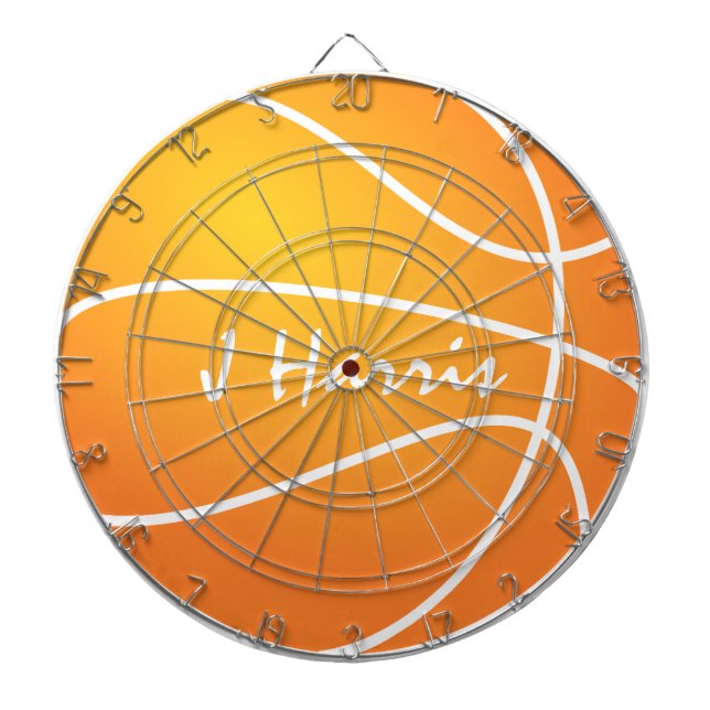 Personalisieren Sie Ihren eigenen Basketball Dartscheibe (vorne)