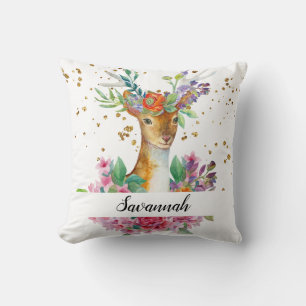 Personalisieren Sie Ihren eigenen schönen floralen Kissen