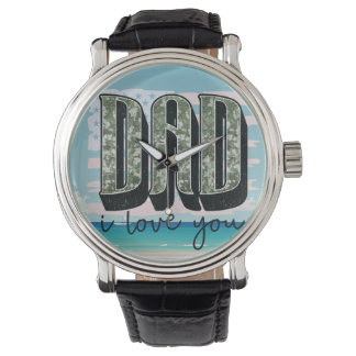 Personalisieren Sie Ihren eigenen Vater für das be Armbanduhr